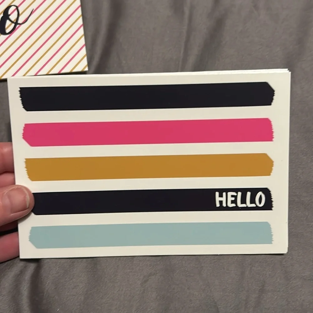 Set of 48 hello cards